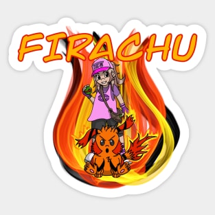 Fire Monster Sticker